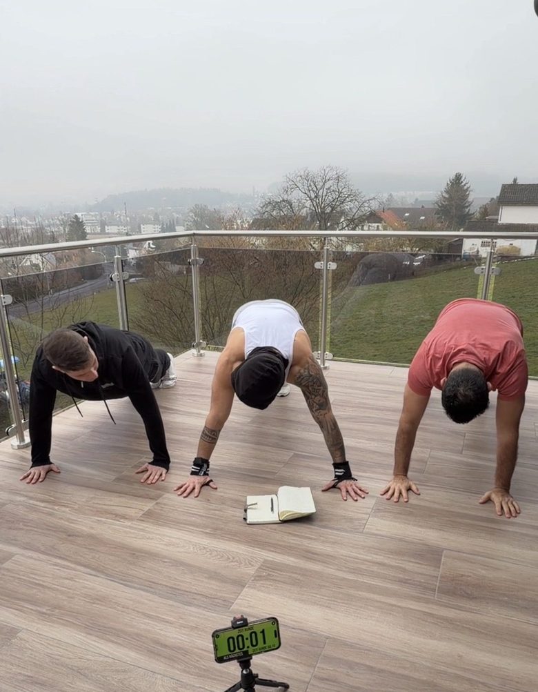 Synchronisierte PushUps mit der PushZurich Community